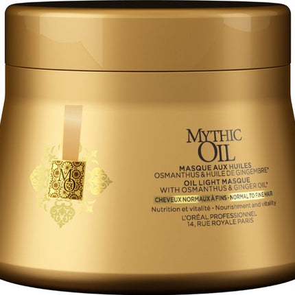 L'Oréal Professionnel Mythic Oil CH - Fijn Haar Masker 200 ml - Haarmasker droog haar