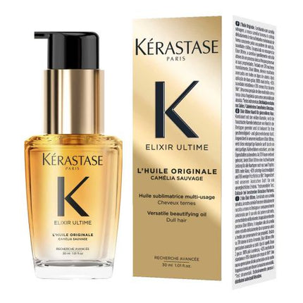 Kérastase - Elixir Ultime L'Huile Originale Haarolie voor alle haartypes met Camelia, Marula & Arganolie - 30ml