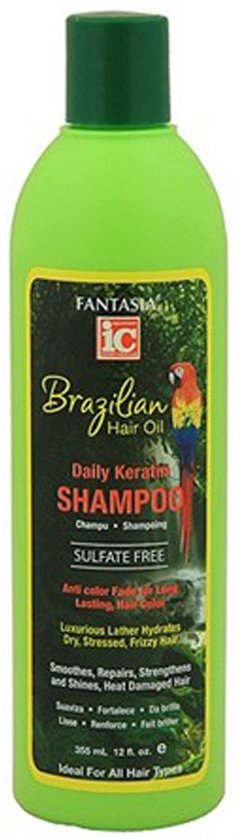 Fantasia IC Brazilian Hair Oil Daily Keratin Shampoo 355 ml