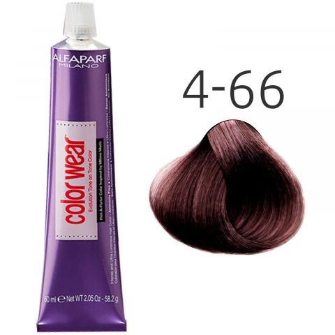 Alfaparf - Color Wear - Medium Intense Red Brown 4.66 - 60ml