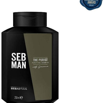 SEB MAN The Purist Purifying Shampoo 250ml - Normale shampoo vrouwen - Voor Alle haartypes