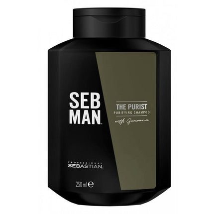 SEB MAN The Purist Purifying Shampoo 250ml - Normale shampoo vrouwen - Voor Alle haartypes