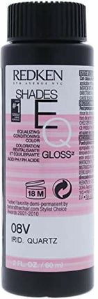 Redken Shades EQ Gloss Equalizing Conditioning Color Haarkleur Tint 60ml - 08V Iridescent Quartz / Schillerndes Quarz