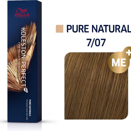 Wella Professionals Koleston Perfect Me+ - Haarverf - 7/07 Pure Naturals - 60ml