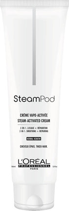 L'Oréal - SteamPod - Steam Activated 2-1 Cream - Crème voor dik haar - 150 ml