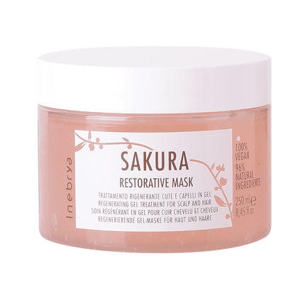 Inebrya - Sakura Regenerating Gel Treatment For Scalp & Hair Regenerating Mask 250ml