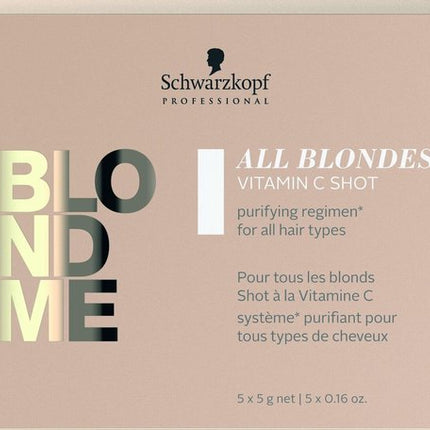 Schwarzkopf - Blond Me - Detoxifying - Vita-C Shot - All Blondes - 5x5 gram