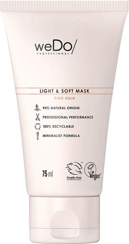 weDo Light & Soft Mask 75 ML - Haarmasker droog haar