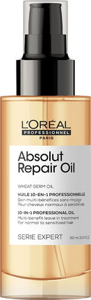 L’Oréal Professionnel Absolut Repair 10-in-1 Olie – Herstellende olie beschadigd haar – Serie Expert – 90 ml