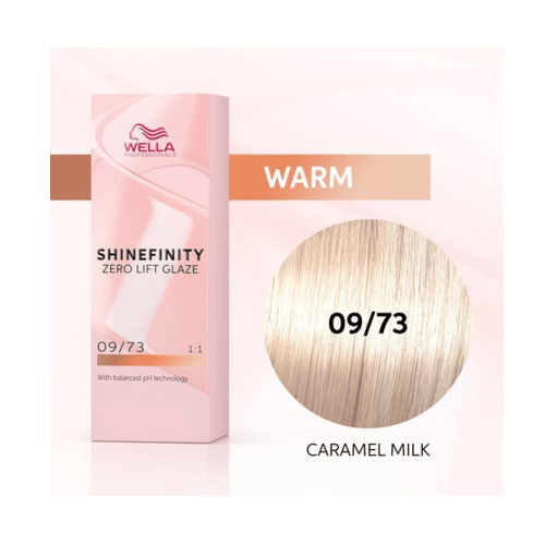 Wella Professionals - Shinefinity Zero Lift Glaze - 09/73 Caramel Milk - 60ml
