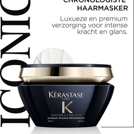 Kérastase Chronologiste Masque Intense Régénérant - Hydraterend haarmasker voor langdurige voeding en glans - 200ml
