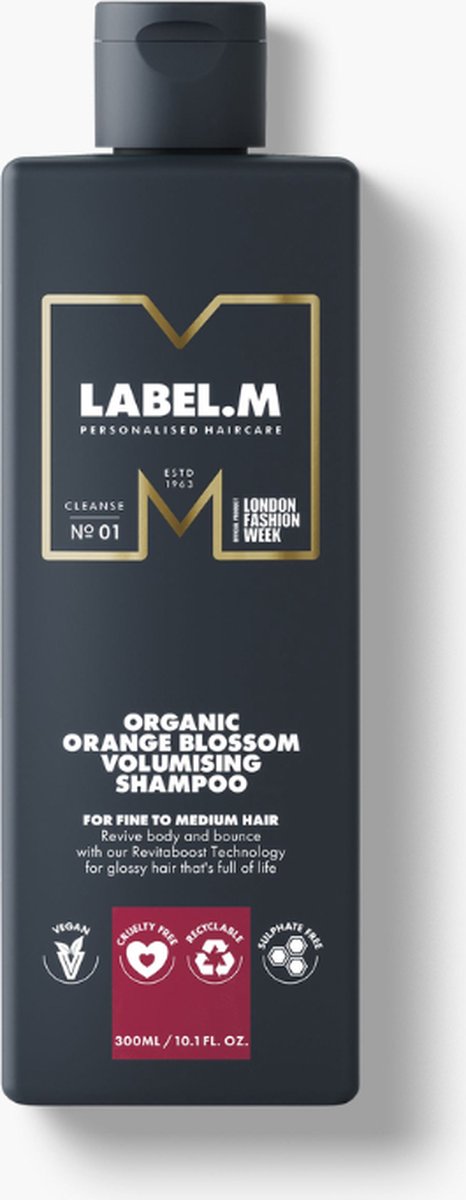 Label.M Orange Blossom Organic Volumising Shampoo