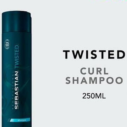 Sebastian Twisted Elastic Shampoo - 250ml - Normale shampoo vrouwen - Voor Alle haartypes