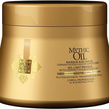 L'Oréal Professionnel Mythic Oil CH - Fijn Haar Masker 200 ml - Haarmasker droog haar