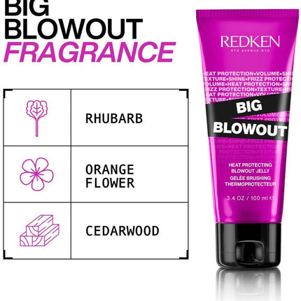 Redken Big Blowout Gel – Voor volume en textuur met een zachte finish – 100 ml
