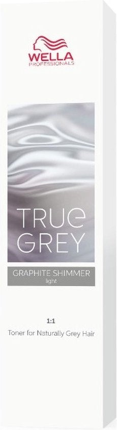 Wella True Grey Graphite Shimmer light Crème Toner - 60ml