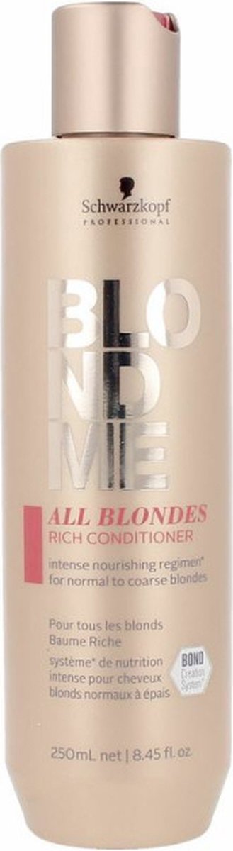 Voedende Conditioner Schwarzkopf Blondme (250 ml)