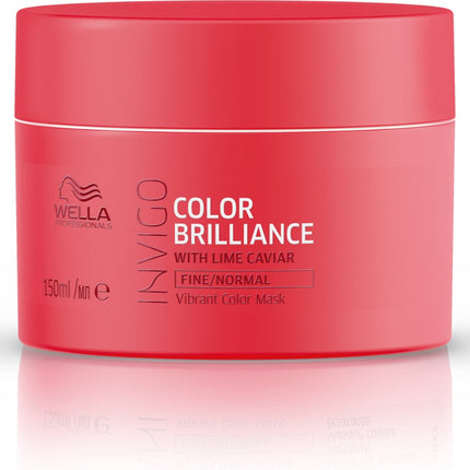 Wella Brilliance Masker fijn / normaal haar -150 ml - Haarmasker droog haar - Haarmasker beschadigd haar