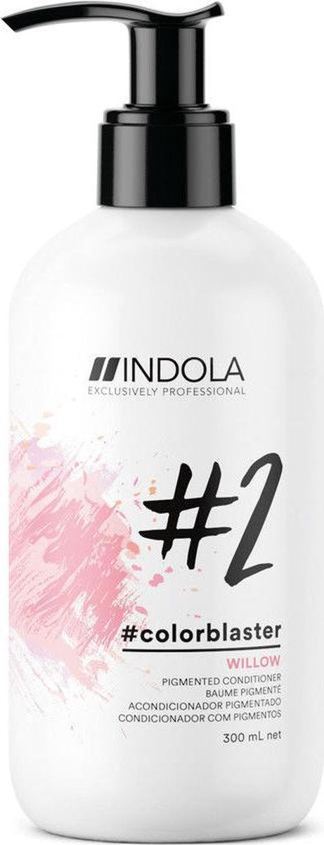 Indola Kleurconditioner Care & Styling Colorblaster Pigmented Conditioner Willow Lichtroze