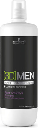 Schwarzkopf 3D Men Root Activator Shampoo - 1000ml