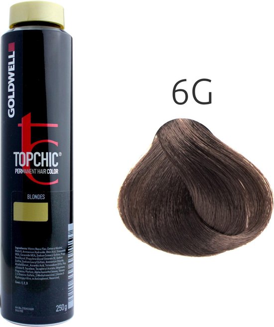 Goldwell - Topchic Depot Bus - 6-G Tabak - 250 ml