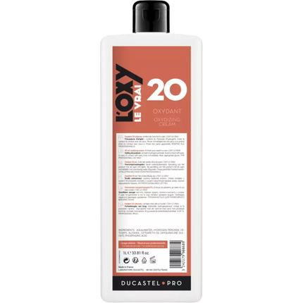Ducastel Pro L'Oxy Oxydant Cream 1000ml 6%-20VOL