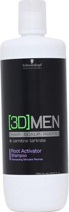 Schwarzkopf 3D Men Root Activator Shampoo - 1000ml