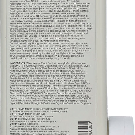 Kevin Murphy Smooth Again Wash Shampoo-250 ml - Normale shampoo vrouwen - Voor Alle haartypes