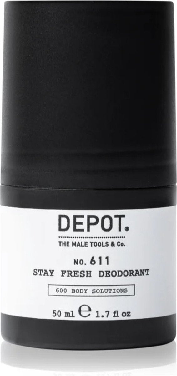 DEPOT No.611 STAY FRESH DEODORANT FRESH BLACK PEPPER 50ML