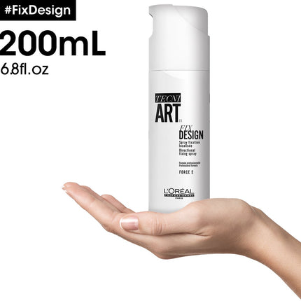 L’Oréal Professionnel Tecni.ART Fix Design Spray – Fixatiespray voor een natuurlijke look – 200 ml