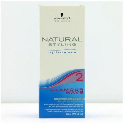 Schwarzkopf Natural Styling Glamour Wave Hydrowave 2 - 80 ml - Permanentvloeistof - Haarverf