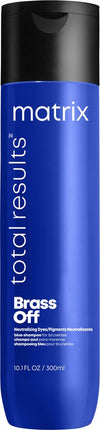 Matrix Total Results Brass Off Shampoo – Neutraliseert warme ondertonen in bruin haar – 300 ml