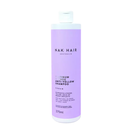 NAK Platinum Blonde Anti-Yellow Shampoo 375ml - Normale shampoo vrouwen