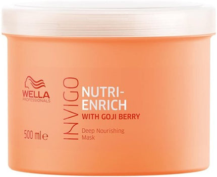 Wella Invigo Nutri Enrich Masker 500 ml - Haarmasker droog haar - Haarmasker beschadigd haar