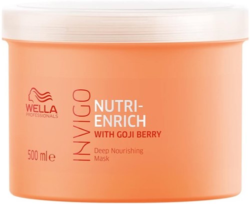 Wella Invigo Nutri Enrich Masker 500 ml - Haarmasker droog haar - Haarmasker beschadigd haar