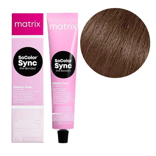 Matrix - SoColor Sync Pre-Bonded - 7VM Medium Blonde Violet Mocha - 90ml
