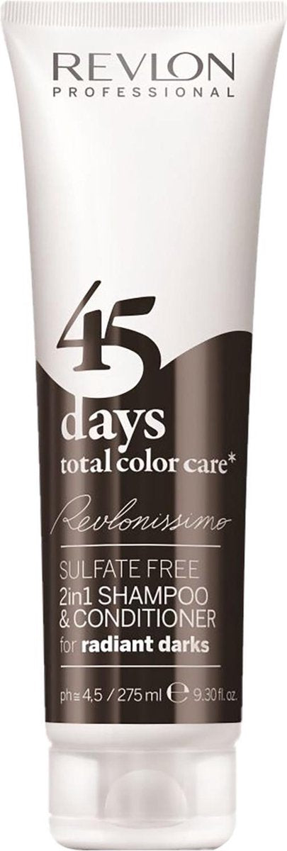 Revlon - 45 DAYS 2in1 shampoo&conditioner for radiant darks 275 ml