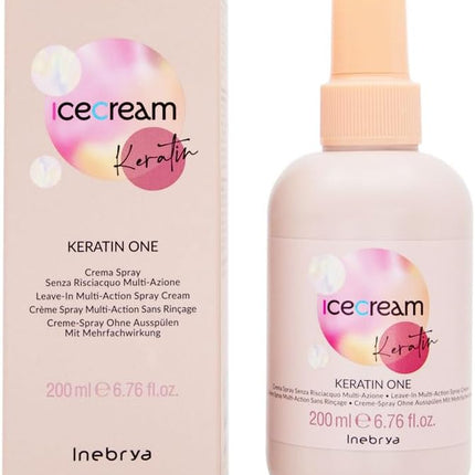 Inebrya - Ice Cream Keratin - Leave-In Multi Action Spray Cream - 200ml
