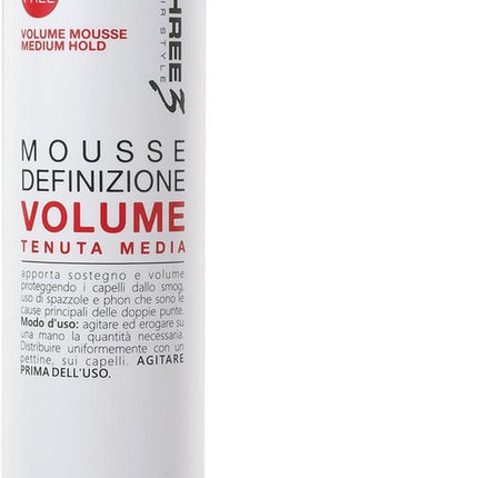 Three Hairstyle Mousse Volume 300ml