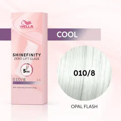 Wella Professionals - Shinefinity Zero Lift Glaze - 010/8 Lichtblond Parel - 60ml