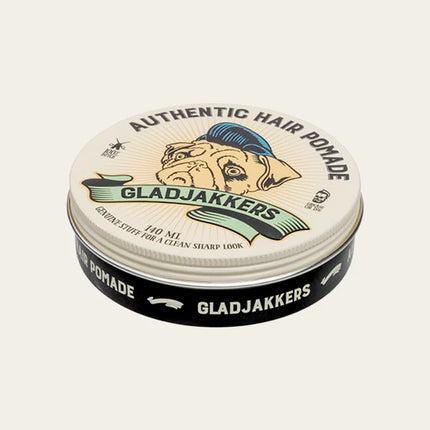 Gladjakkers Authentic Hair Pomade - 140ML - Waterbasis - Kuivenbouwer