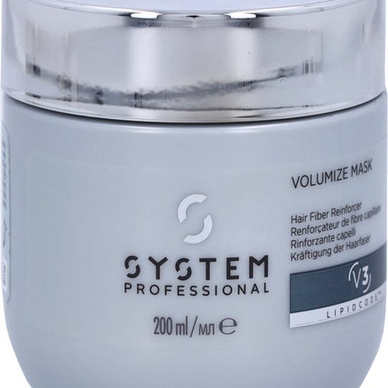 System Professional Volumize Mask V3 200 ml - Haarmasker beschadigd haar