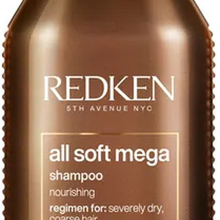 Redken All Soft Mega Curls Shampoo – Voedende shampoo voor krullen en kroeshaar – 300 ml