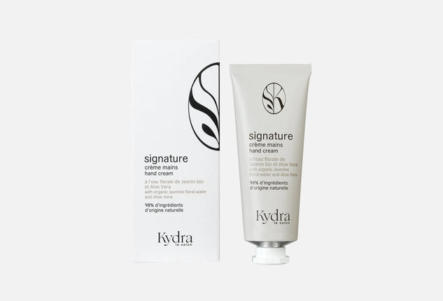 Kydra Signature hand cream with organic jasmine floral water and aloe vera 50ml