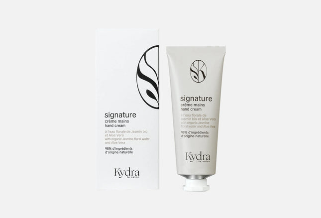 Kydra Signature hand cream with organic jasmine floral water and aloe vera 50ml