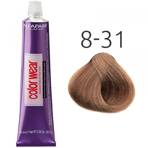 Alfaparf - Color Wear - Light Golden Ash Blonde 8.31 - 60ml