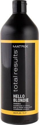 Matrix - Total Results Hello Blondie Chamomile Conditioner Conditioner for recovery blonde hair - 1000ml