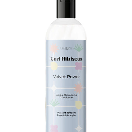 SHANDRANI Curl Hibiscus Velvet Power – Lichtgewicht verzorging voor veerkrachtige, glanzende krullen, 250ML