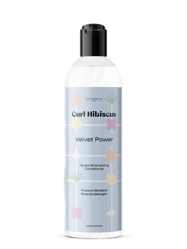 SHANDRANI Curl Hibiscus Velvet Power – Lichtgewicht verzorging voor veerkrachtige, glanzende krullen, 250ML