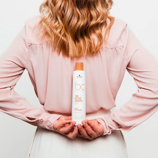 Schwarzkopf Bonacure Time Restore Shampoo 250ml - Normale shampoo vrouwen - Voor Alle haartypes